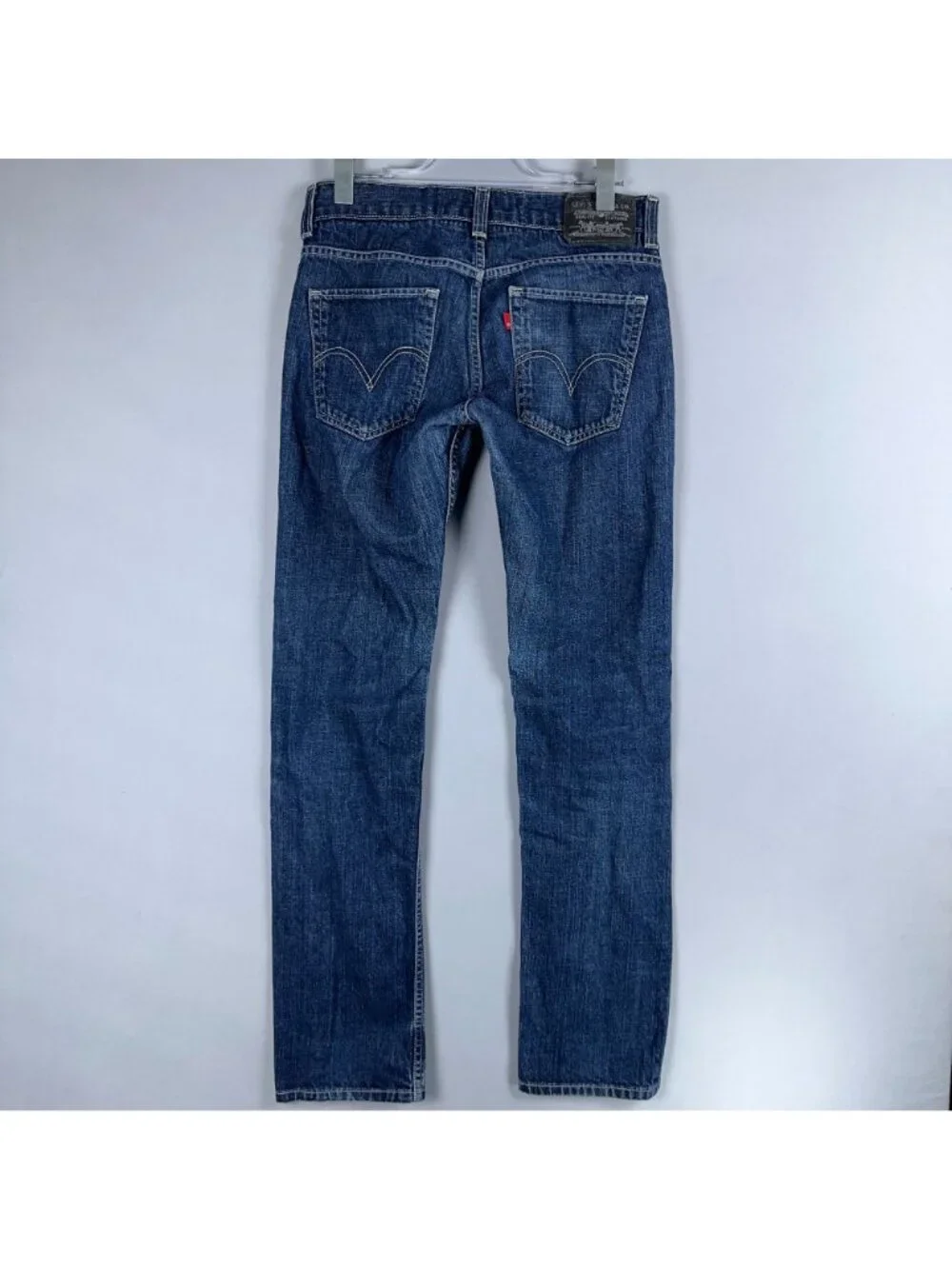 Levis 511 Jeans Mens Size W32 L32 Blue Skinny Mid Rise Medium Wash